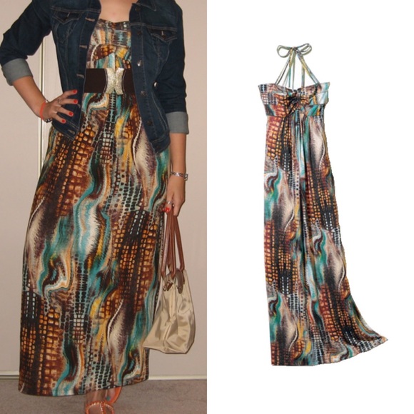 Printed maxi dress - Picture 5 of 5
